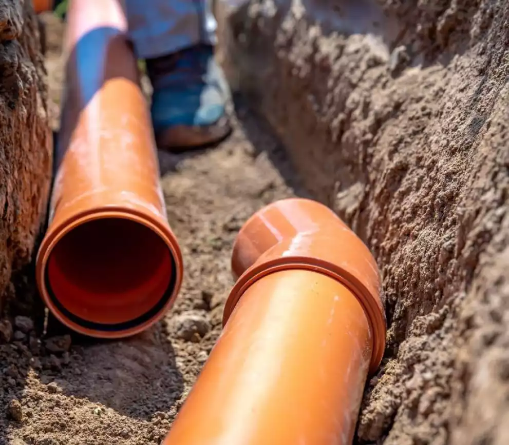 Budowa sieci kanalizacyjnej w ulicy Łąkowej